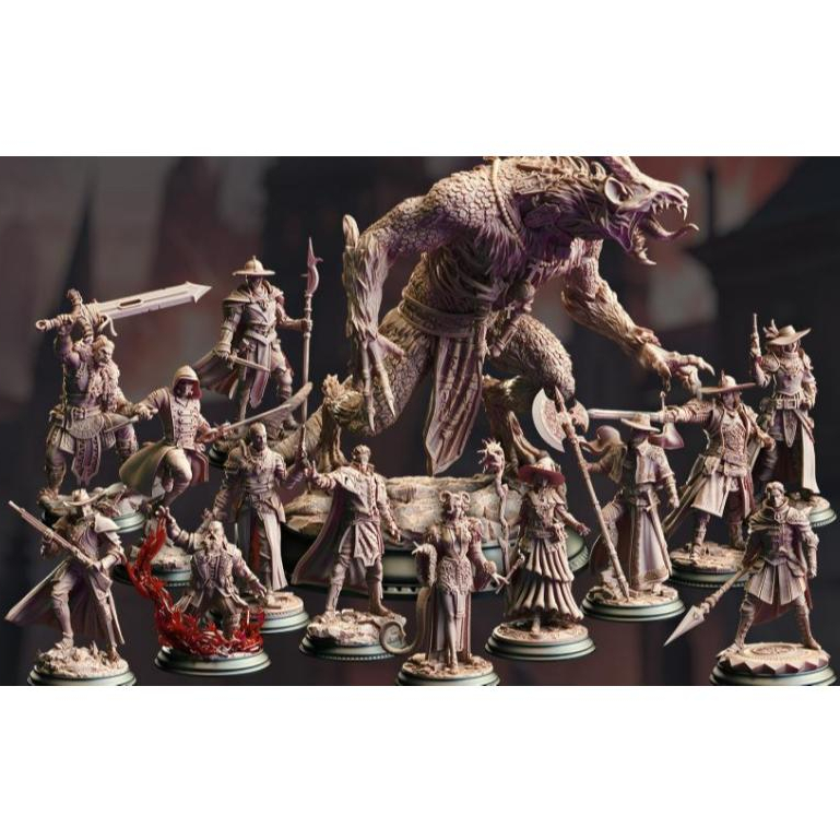 DnD miniature-The Baldurian Inquisition-Model For [Made to order Parcel ...