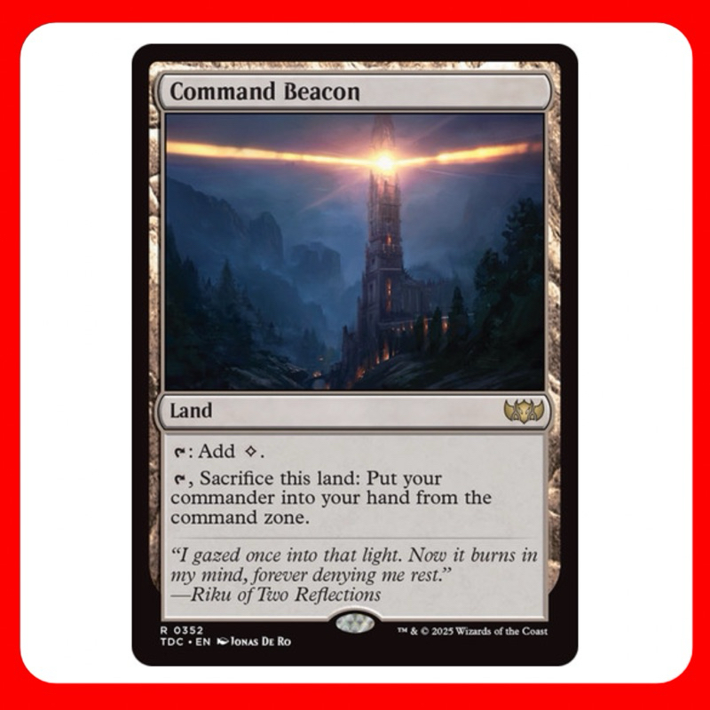 [MTG] Command Beacon [TDC] [LAND] [RARE] [NORMAL] [ENG] (Magic Card ...