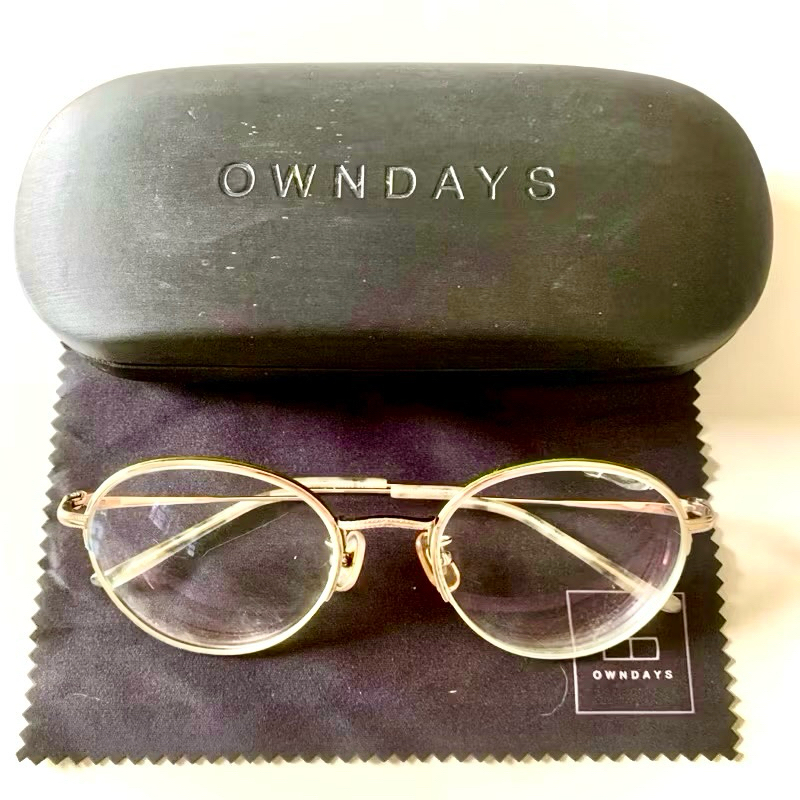 Used Eyeglasses Frame OWNDAYS Graph Belle GB1031B-1S With Box And Lens ...