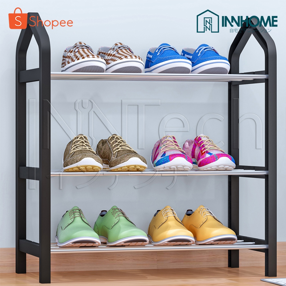 InnHome 3-Tier Diy Shoe Rack Made Of Good Quality Materials Durable ...