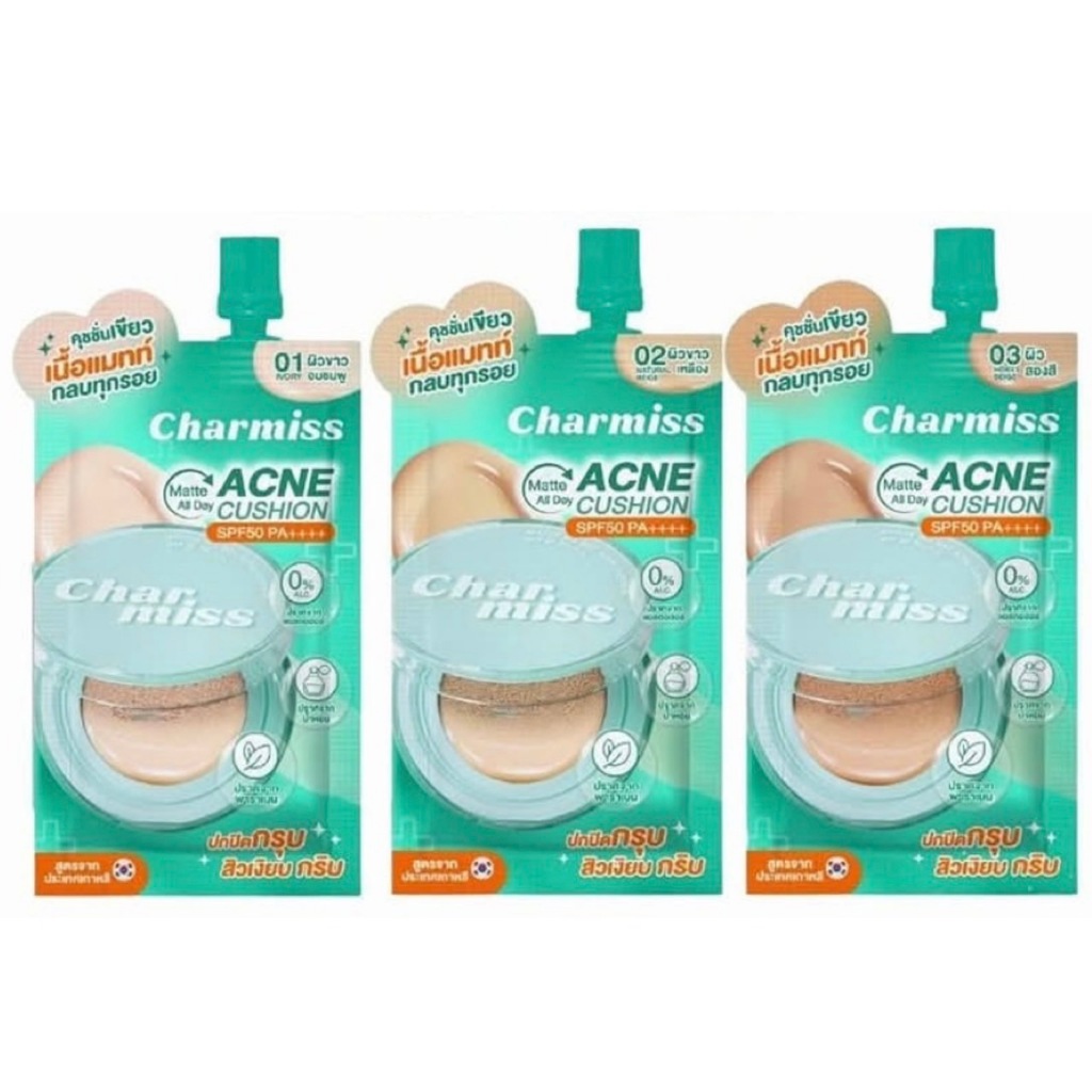 Charmiss Matte All Day Acne Cushion SPF50 PA++++ (Envelope) Available ...