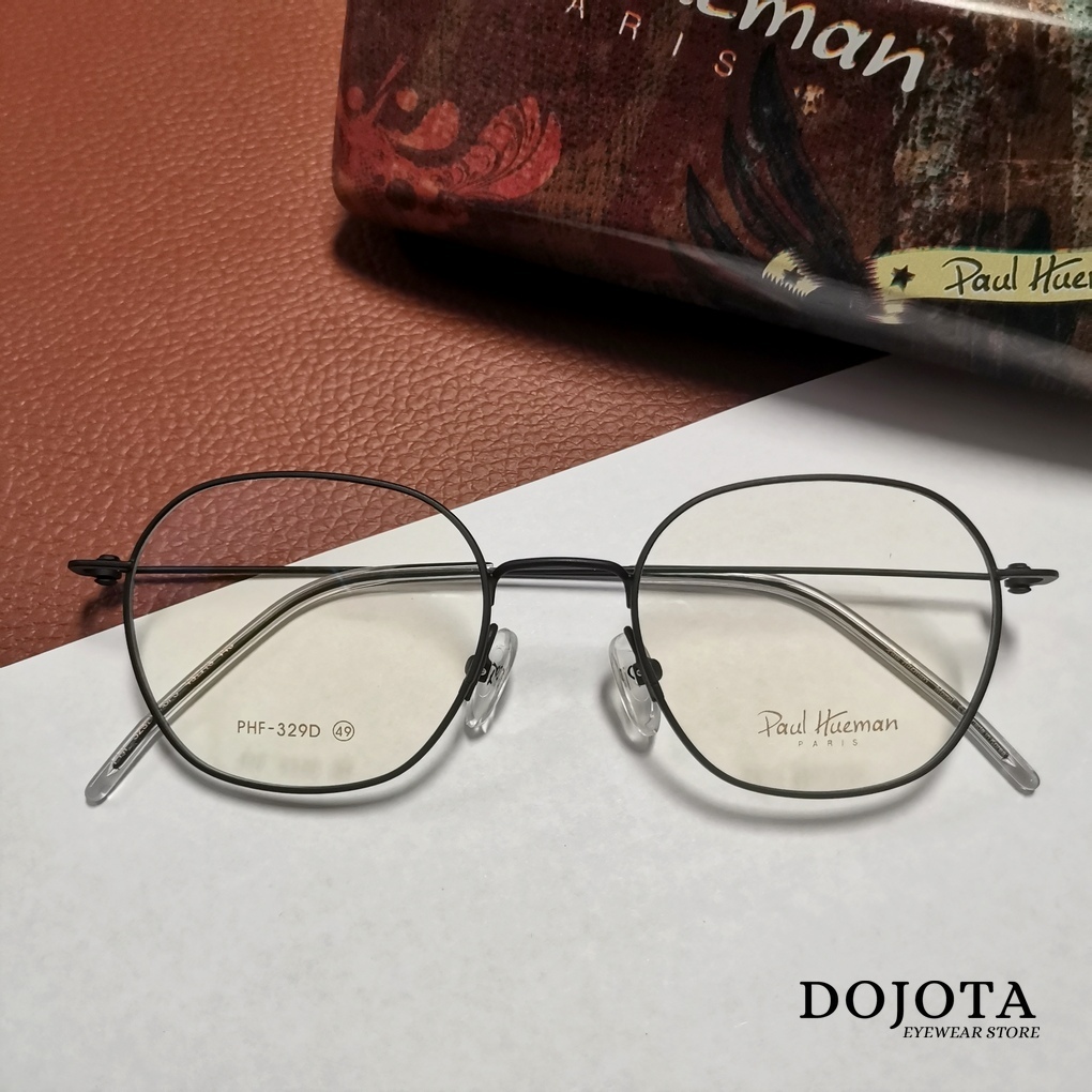 Korean Style Eyeglass Frames Paul Hueman Model PHF 329D (Black Matt ...
