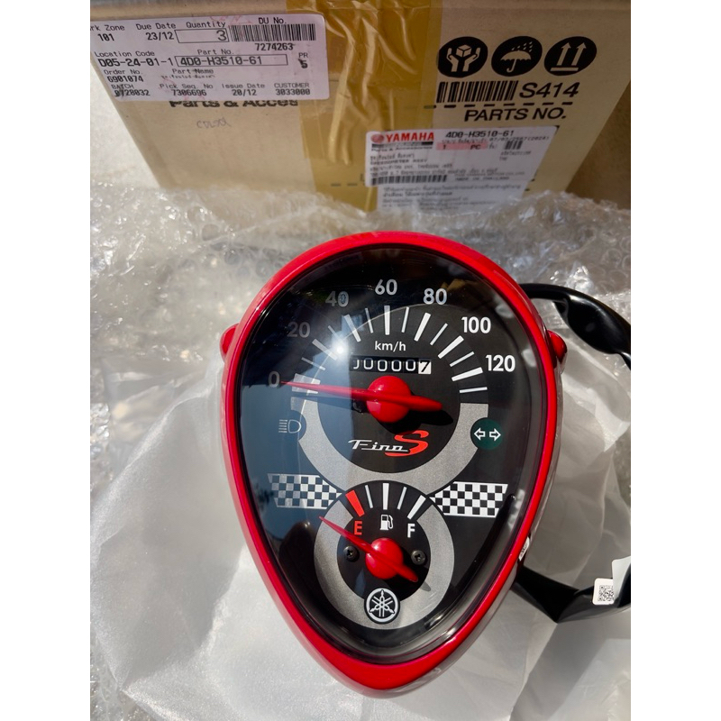 Speedometer Include Red And Black Floor Dial Genuine Fino Center ...