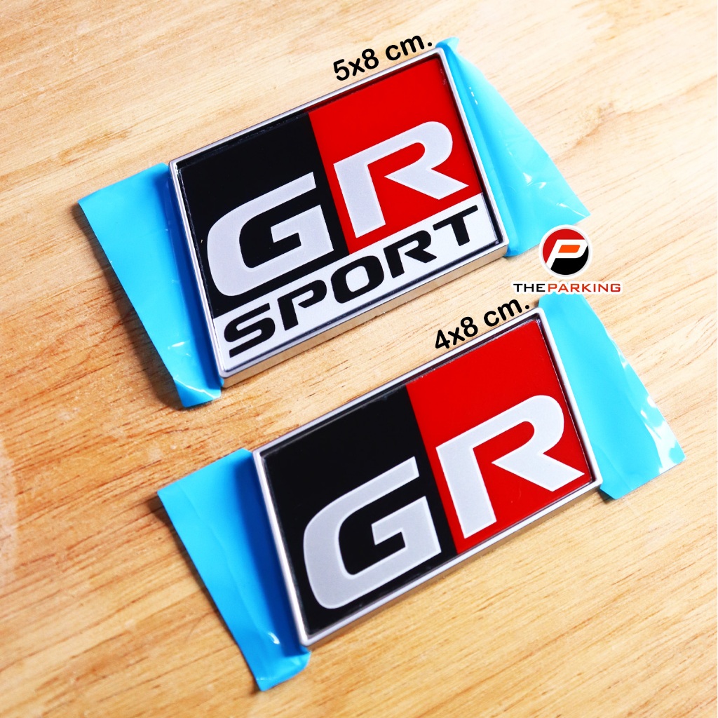 GR SPORT Sign Attached To The Rear The Car REVO FORTUNER TOYOTA ...