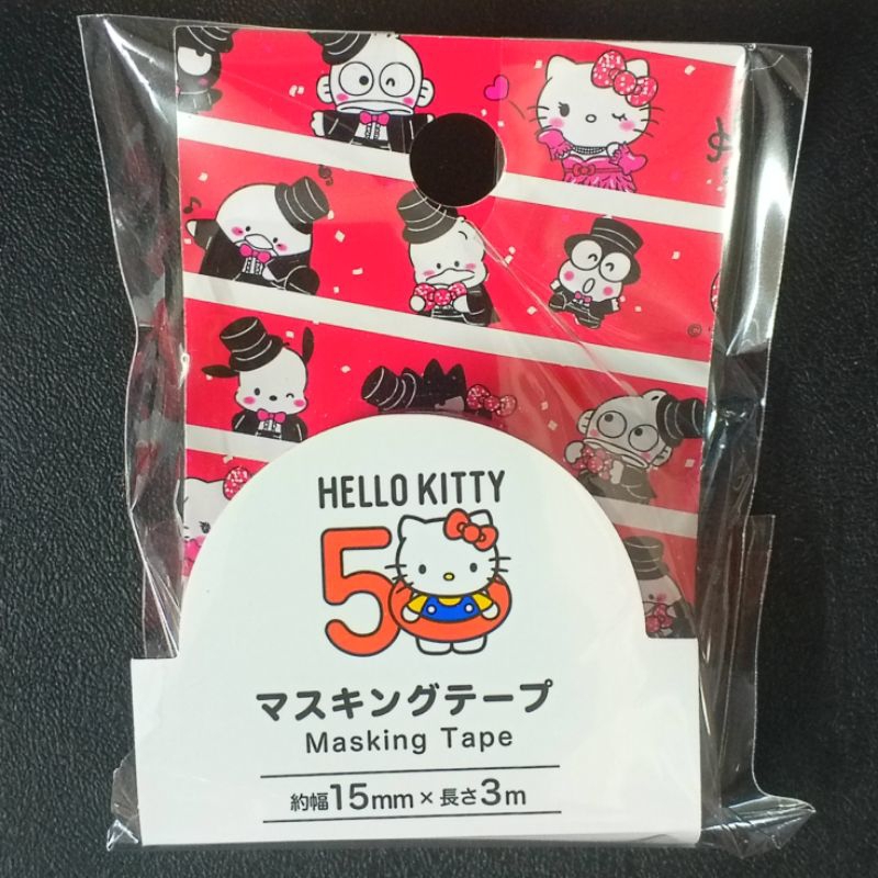 (Sealed Pack) HELLO KITTY MASKING TAPE 50th ANNIVERSARY) | Shopee ...