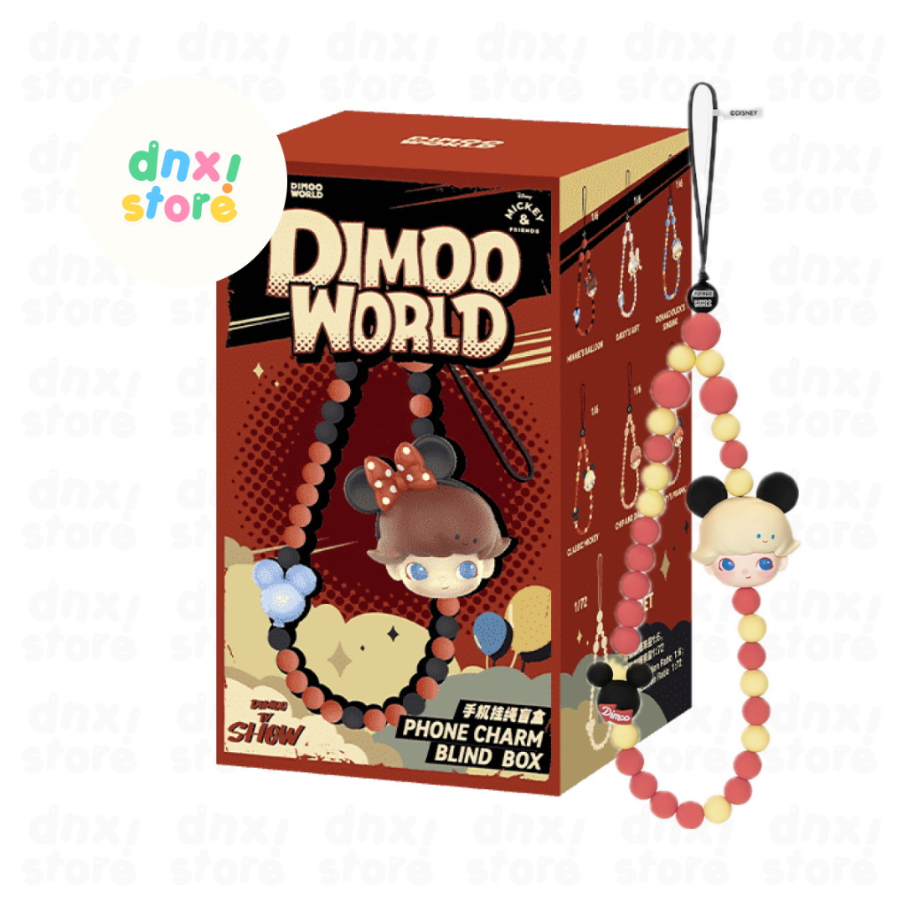 (Strap) DIMOO WORLD DISNEY Series-Phone Charm ️ (Random Type/0 Pages L ...