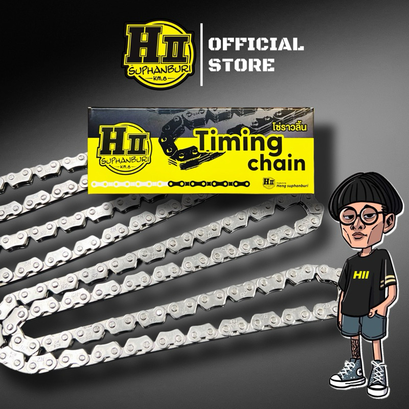 Heng Suphan Timing Chain Extra Long Full Tooth Sprocket HII-TimingChain ...