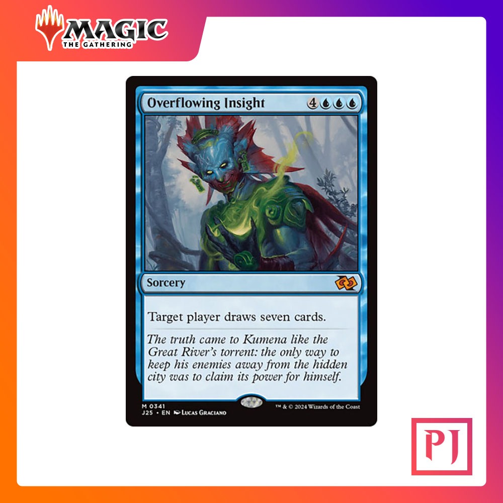 [MTG] Overflowing Insight [J25] [BLUE] [MYTHIC] [NORMAL] [ENG] (Magic ...