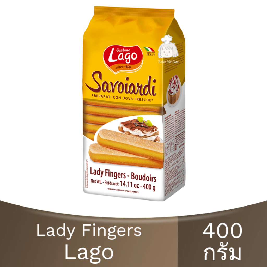 Lago Lady Fingers 400 g. 400/savoiardi/Biscuit Stick | Shopee Philippines