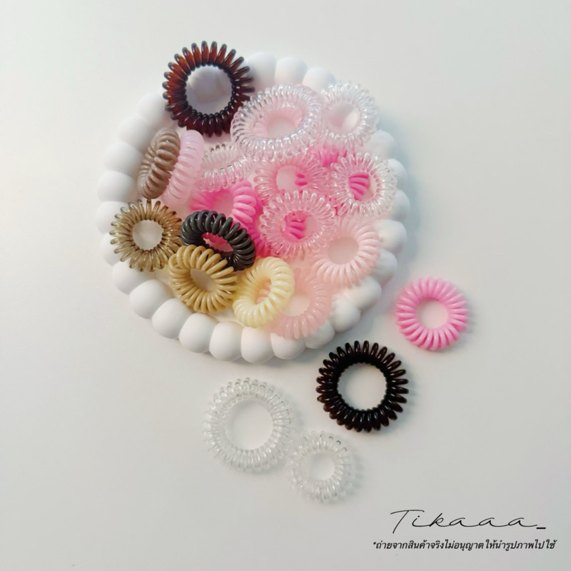 Multi-Colored Spiral Hair Band Cherry Pattern Cute 1 Piece | Shopee ...