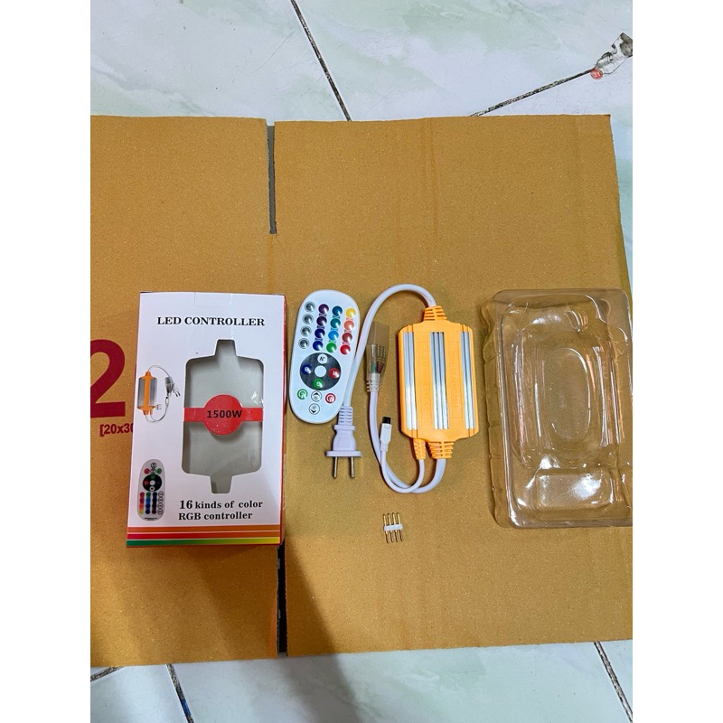 Power Plug Set With Remote Control Can Be Used To Return Led Strip