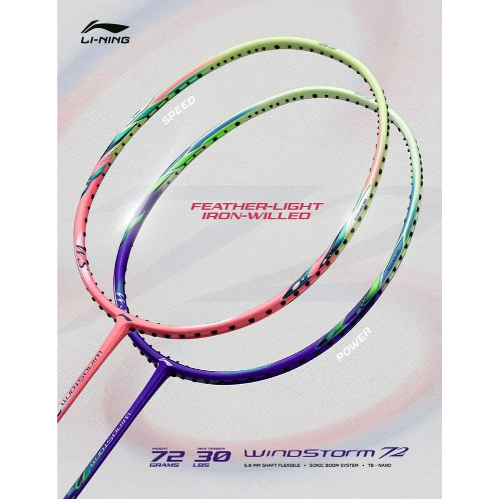 LI-NING WINDSTORM 72 S&P – 2 Pieces In One Series! Choose The Speed ...