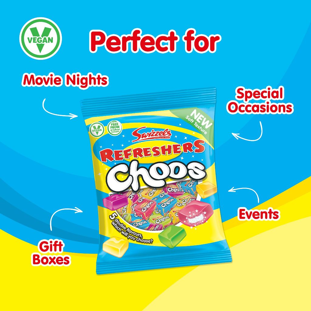 SWIZZELS Drumsticks Choos * ASSORTED FLAVORS SHARE BAG * 150g NO ...
