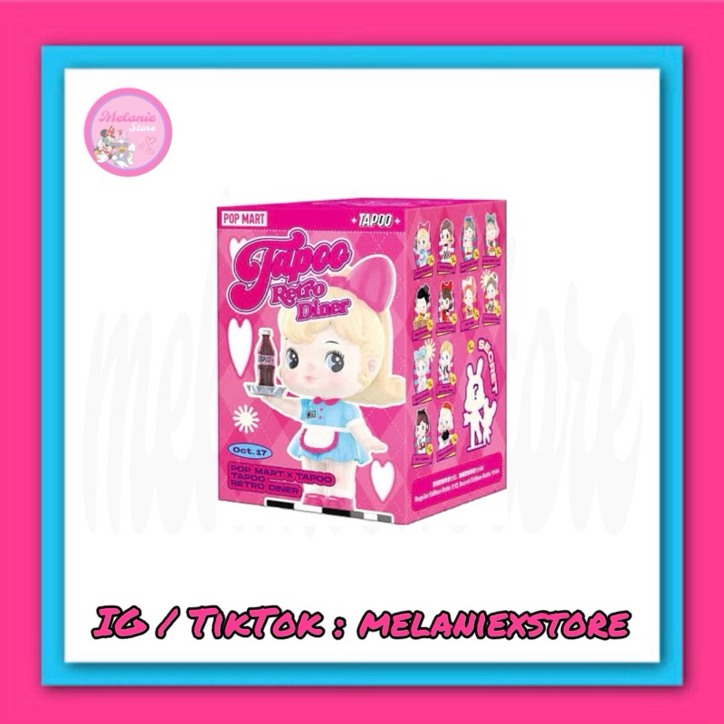 Random Box POP MART X TAPOO RETRO DINER SERIES | Shopee Philippines
