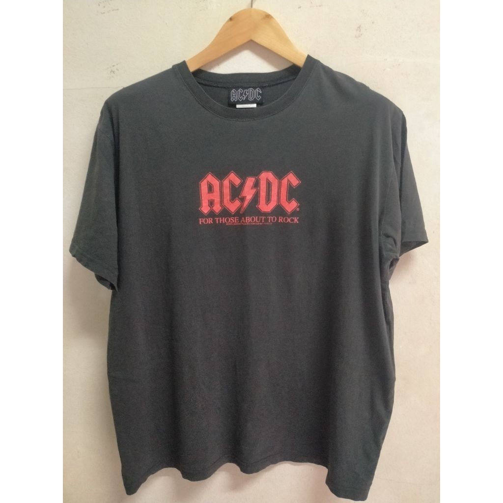 AC/DC Band Shirt Front Screen Hammered Year 2005 Acdc Tag | Shopee ...