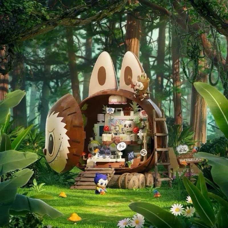 LABUBU THE MONSTERS Forest Secret Base Series Building Blocks (Header ...