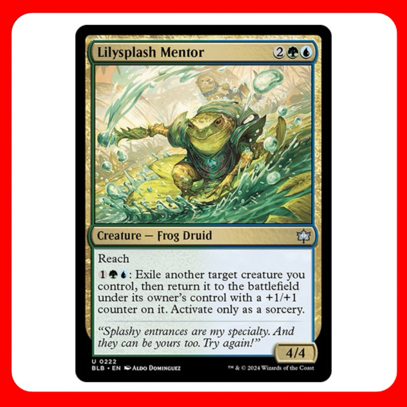 [MTG] Lilysplash Mentor [BLB] [MULTI] [UNCOM] [NORMAL] [ENG] (Magic ...