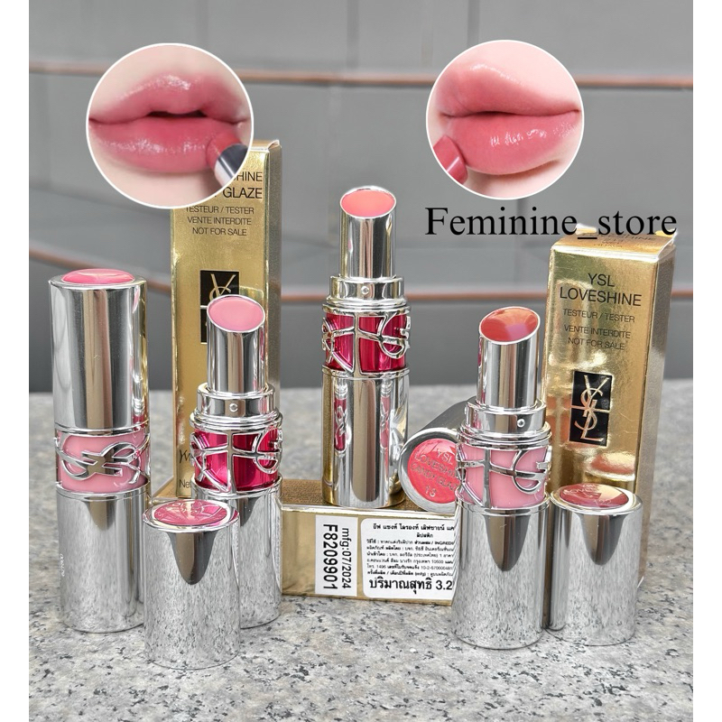 Thai Label/Tester Pump Box Produced 2024 Including Models Ysl LOVESHINE ...
