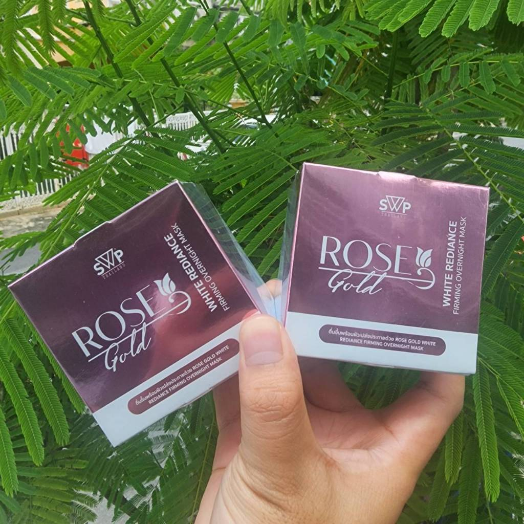 SWP Rose Gold Face Mask Concentrated Use For 2-3 Times A Week Just ...