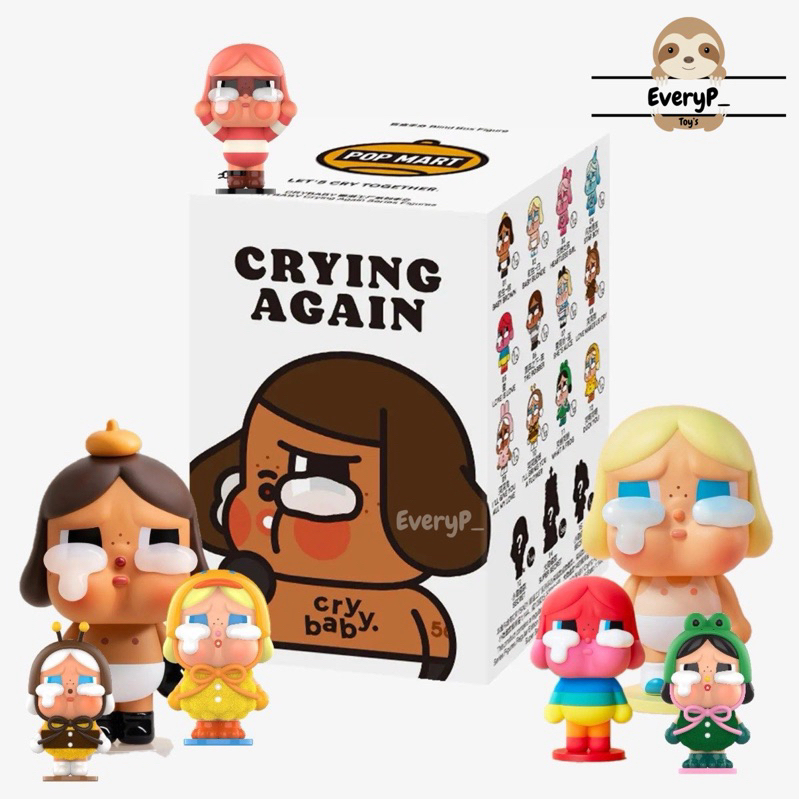 Random Box CRYBABY Crying Again Series Figures :POP MART | Shopee ...
