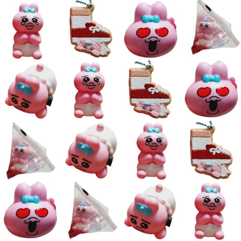 ** Model Gashapon Pink Rabbit opanchu usagi Set 1 Real Japanese Work ...