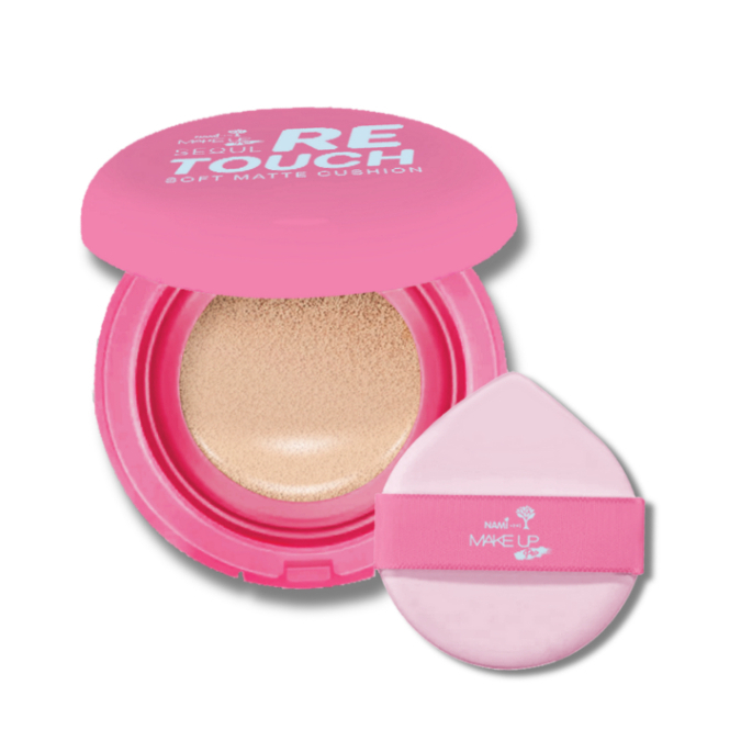 Nami Make Up Pro Seoul Retouch Soft Matte Cushion SPF50 PA +++ (3 ...