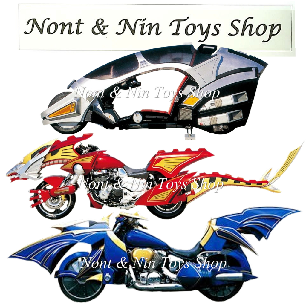 Kamen Rider Ryuki .. Rideshooter/Dragranzer/Darkraider Cars In The ...