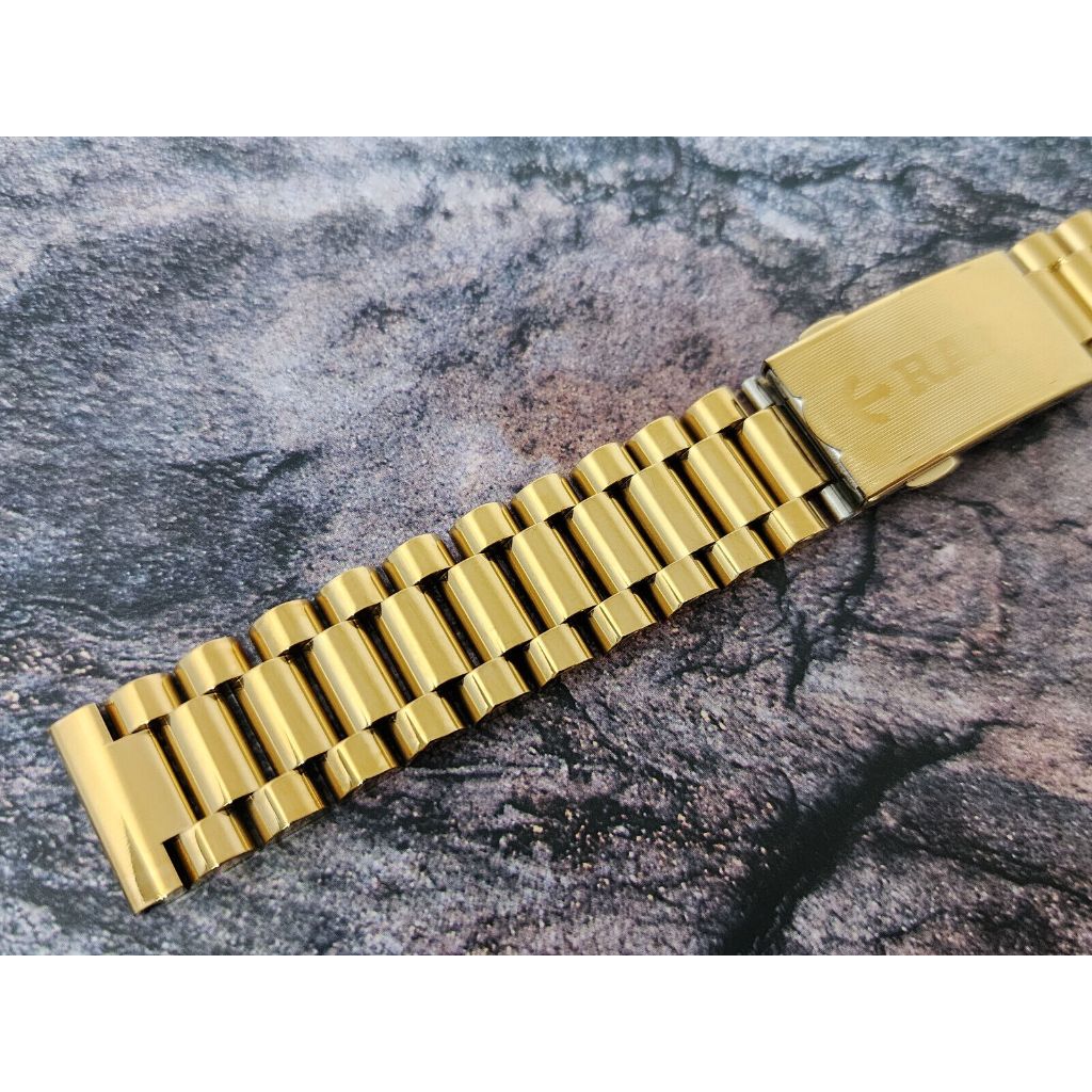 Cinturino A Fascia Bracciale RADO Diastar 18mm In Oro Per - Foto 7