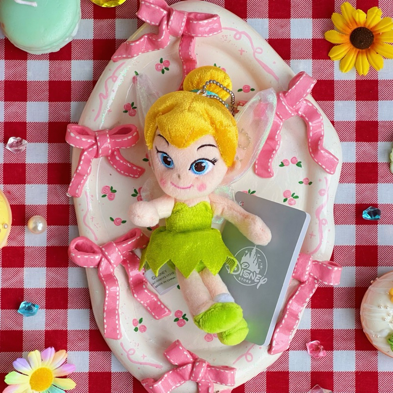 Tinker Bell Plush Keychain/Brooch From Disney Store Japan | Shopee ...