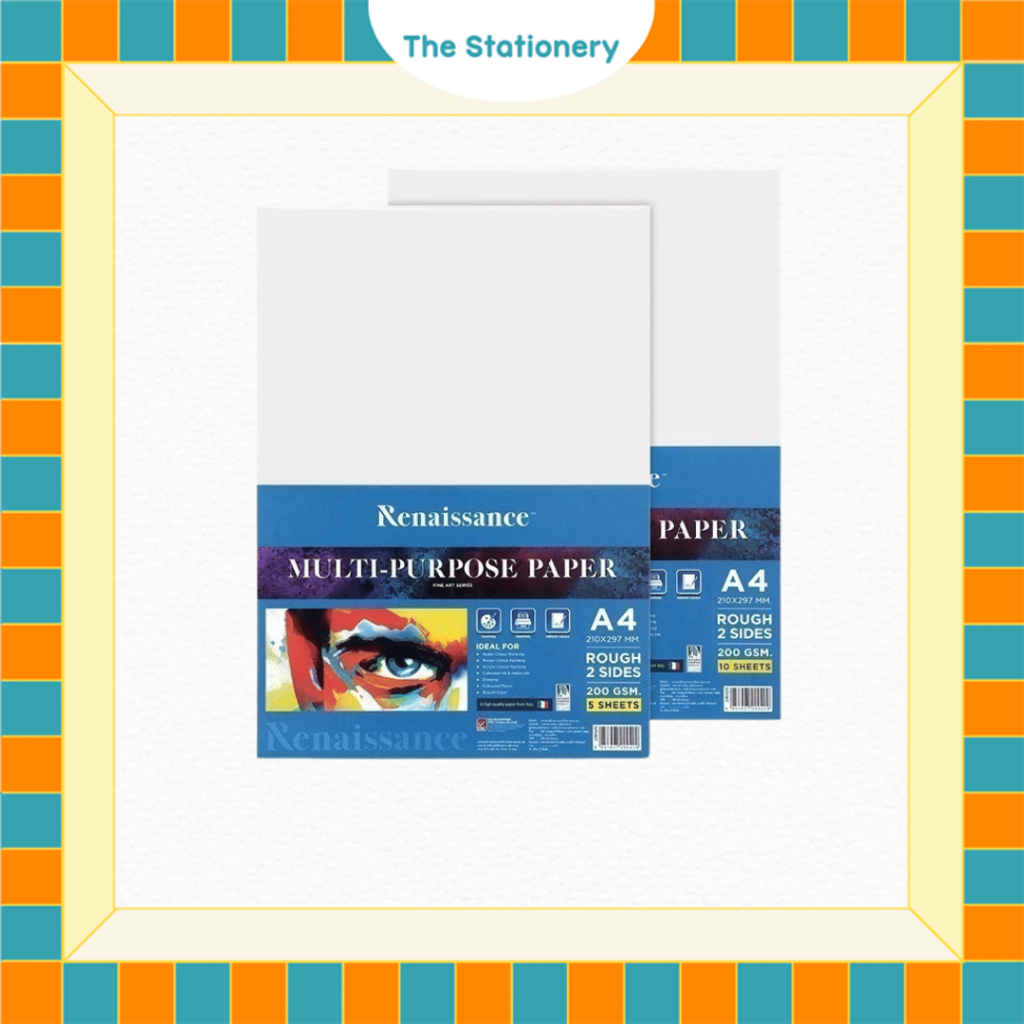 Renaissance Rough Drawing Paper A4 200G (10 Sheets/5 Sheets) | Shopee ...