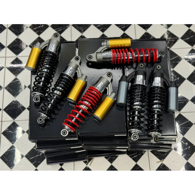 Rear Shock Absorber Showa tec 2-4 Oil System Work 320 Mm Sticker ...