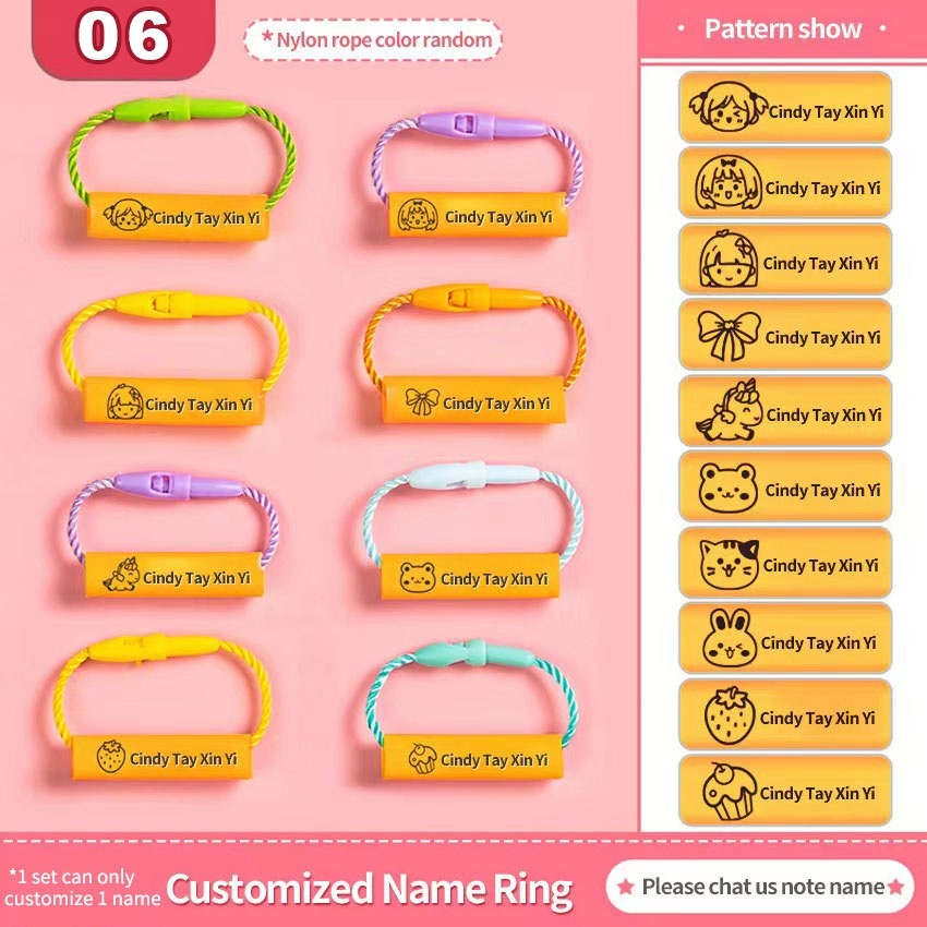 Customized name tags baby tag shoe label tube buckle shopee philippines