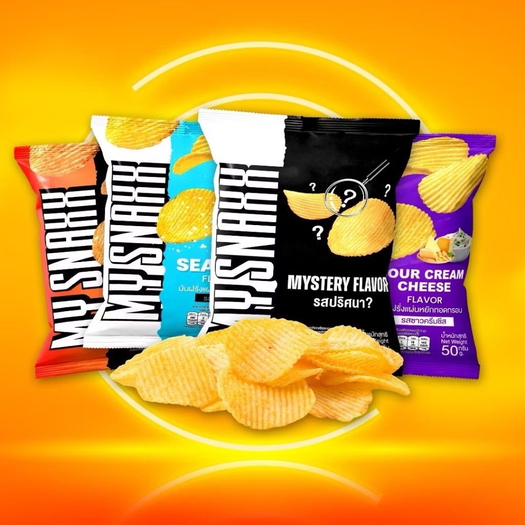 MY SNAXX [Mixed 4 Flavors] Snack Potato Chips 50g | Shopee Philippines