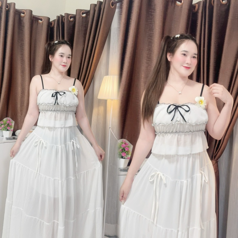 Lot De 2 Pièces Prima Bella - Camisole Et Châle Bleu Glace - Taille L - Neuf Sans Étiquette