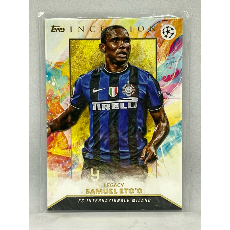 Topps Inception 2023-2024 Samuel Eto'o Base Football Card | Shopee ...