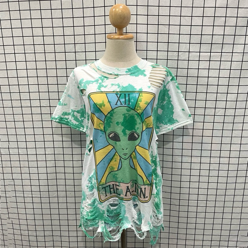 A101 Vintage Torn T-Shirt Used Shirts Graded Hand-Made. | Shopee ...