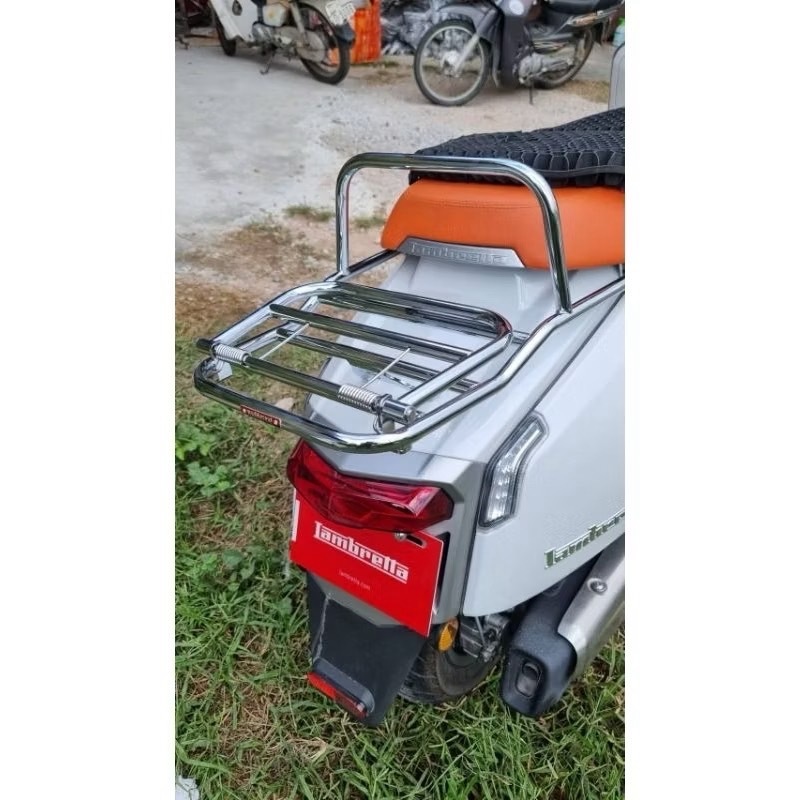 Touring Folding Rear Rack {Buddy Seat} For Lambretta G350 | Shopee ...