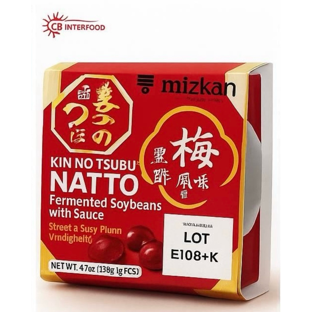 Natto Japanese Rotten Beans (Plum Flavor) Size 168 Grams | Shopee ...