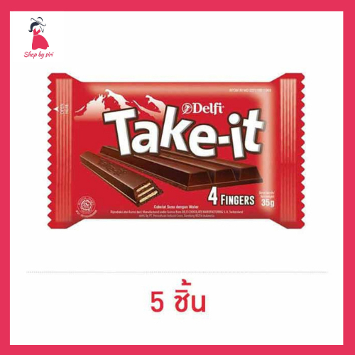 Delphi Techit Milk Chocolate 4F 35 G. | Shopee Philippines