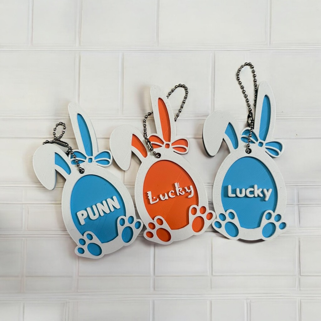 3D Print Rabbit Keychain | Shopee Philippines