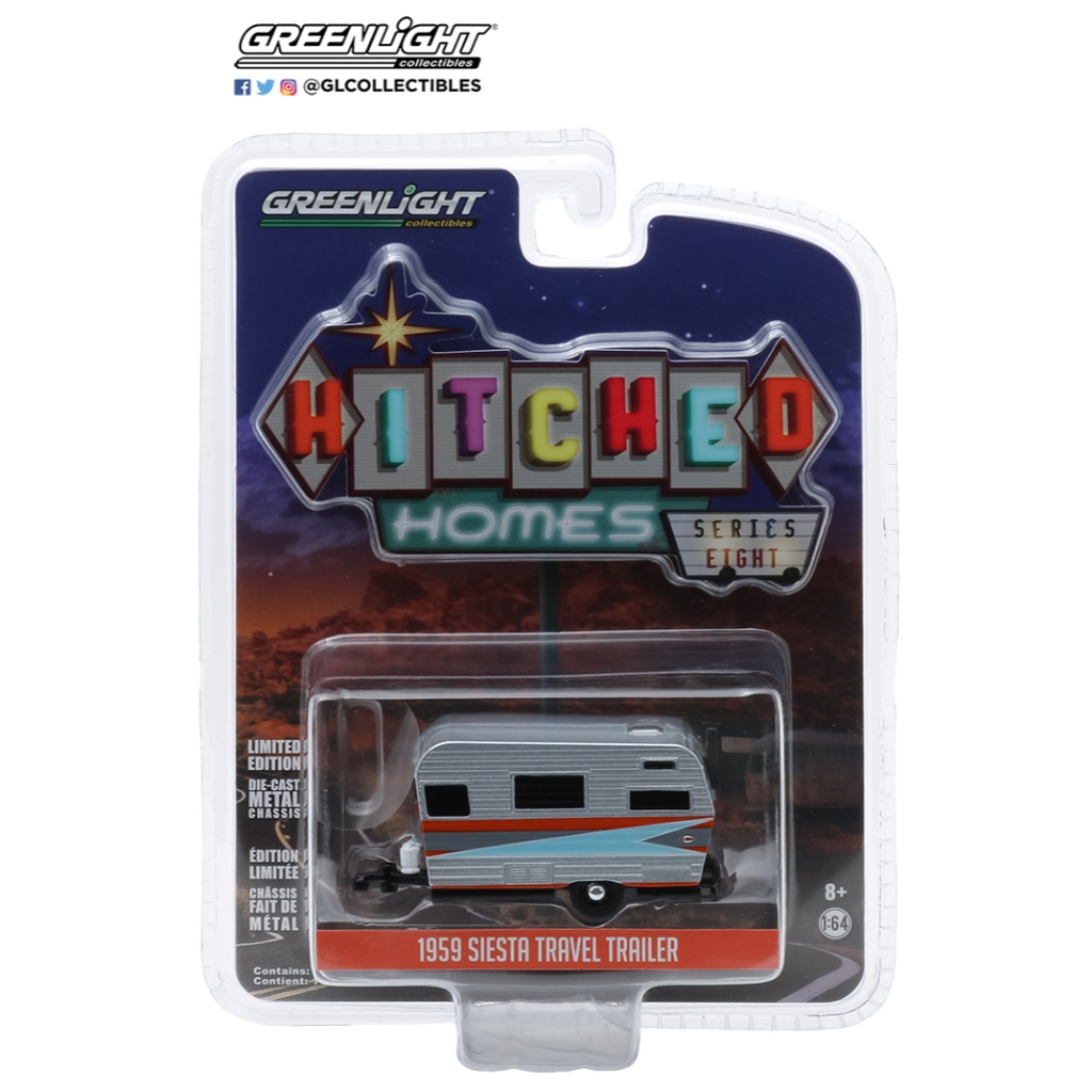 Greenlight | 1959 Siesta Travel Trailer Scale 1/64 34080 | Shopee ...