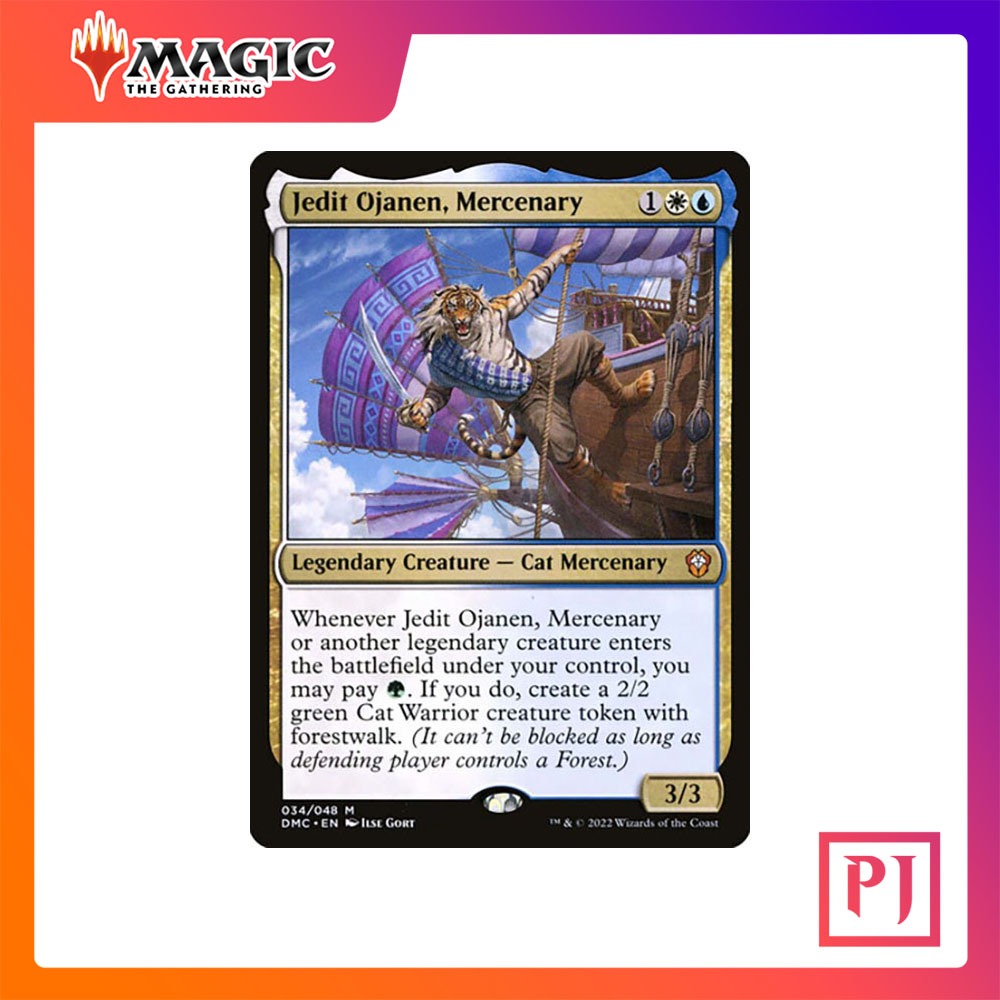 [MTG] Jedit Ojanen Mercenary [DMC] [MULTI] [MYTHIC] [NORMAL] [ENG ...