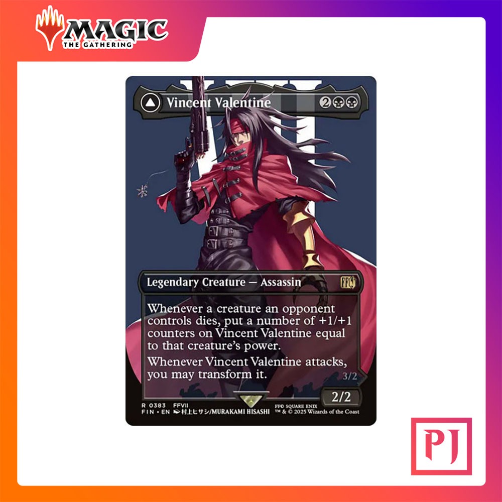 [MTG] Vincent Valentine // Garian Beast (383) (Borderless) [FIN] [BLACK ...