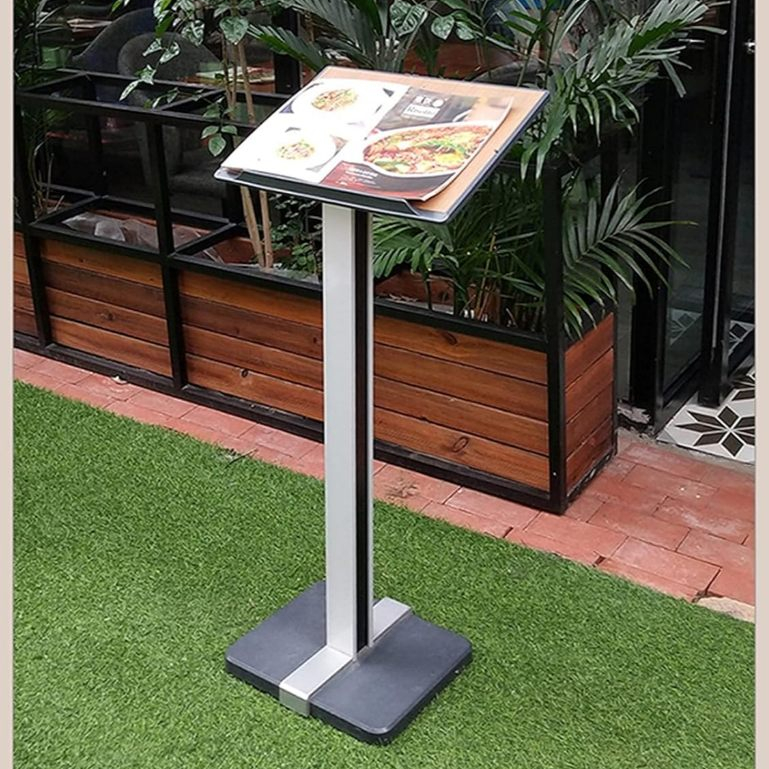 Menu Stand Height 107 Cm. Strong And Durable Sign Base Poster | Shopee ...