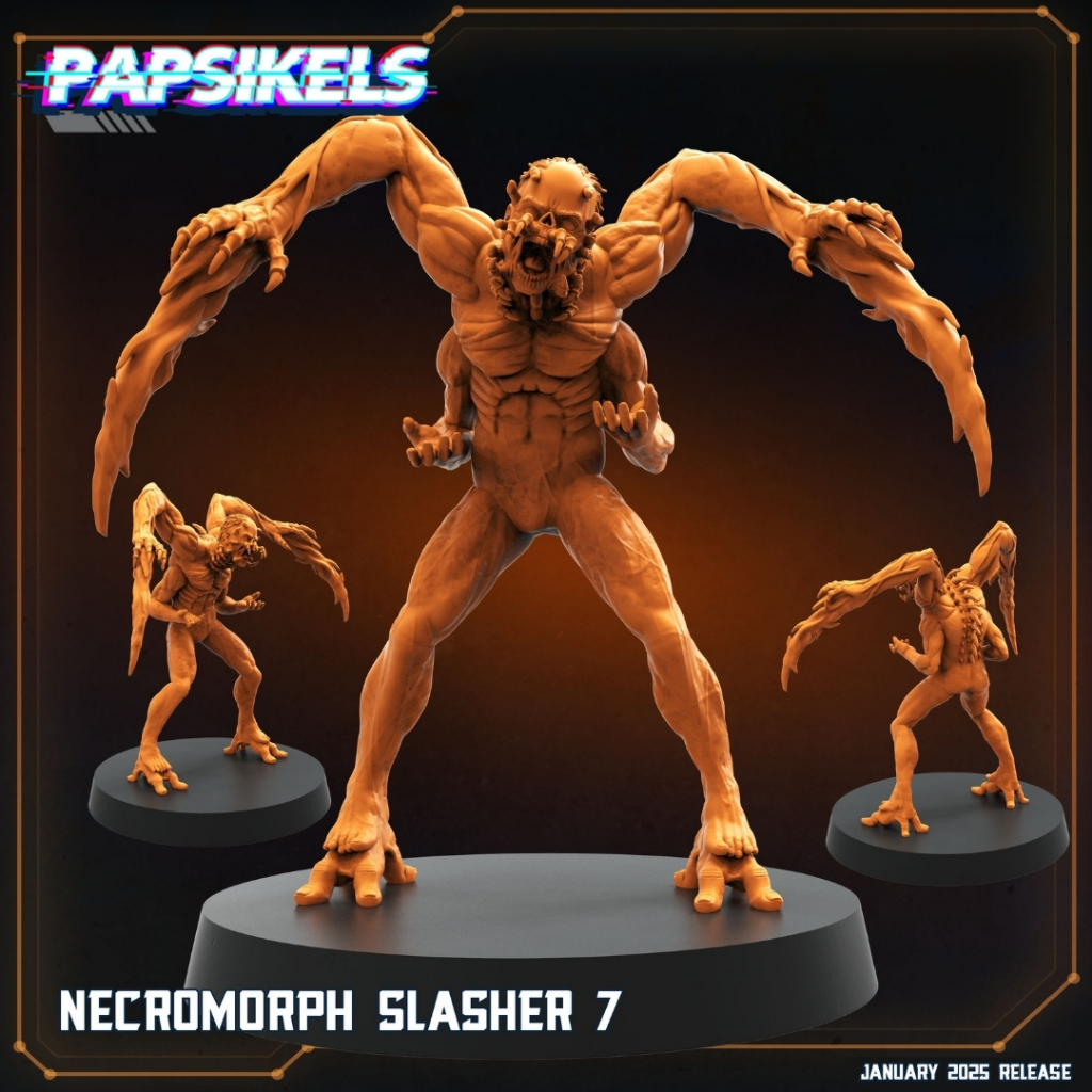 Necromorph Slasher [7]-Dead Sector-Aberration Undead/32mm scale 3D ...