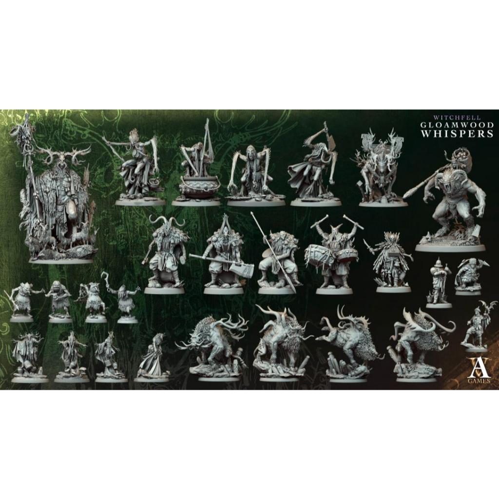 Witchfell-Gloamwood Whispers-Model For DnD miniature [Made to order ...