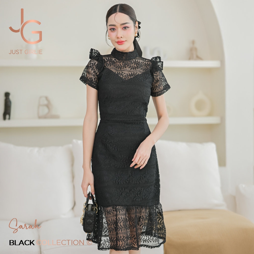 No.1 Good Sales Black Dress Elegant Lace Funeral Party Beautiful Outfit  Available In Sizes S M L XL 2XL 3XL dress for woman | Shopee Philippines