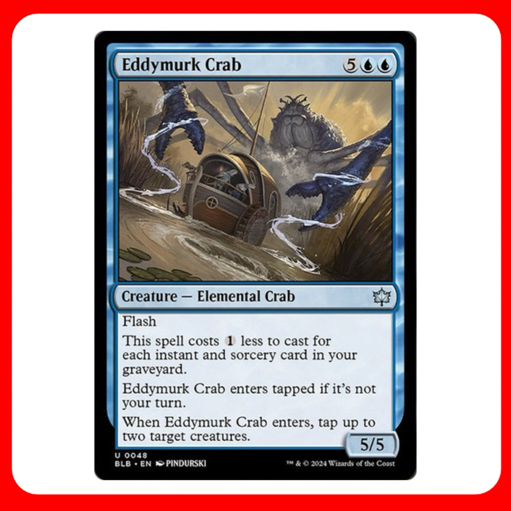 [MTG] Eddymork Crab [BLB] [BLUE] [UNCOM] [NORMAL] [ENG] (Magic Card ...
