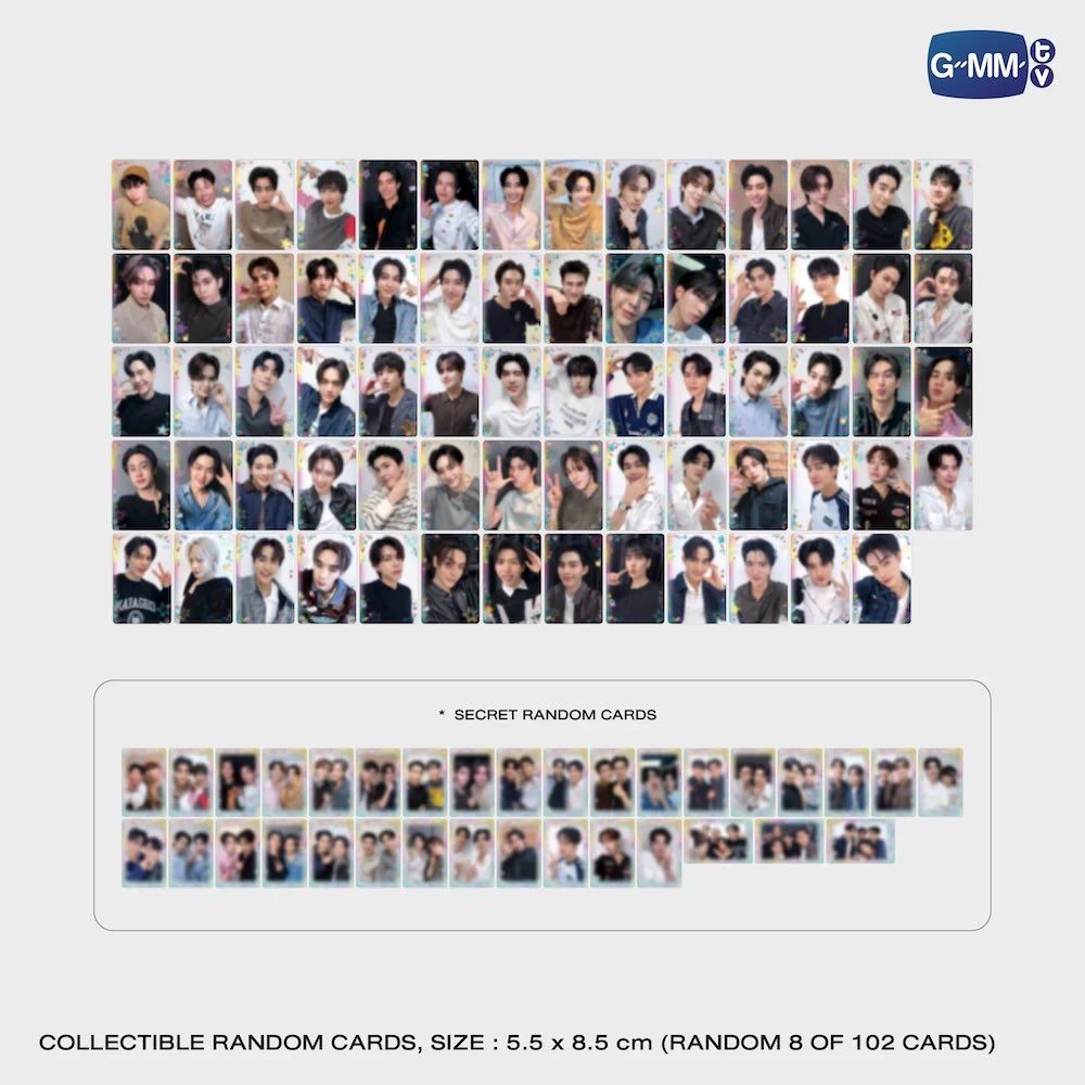 GMMTV Selfie Heart Shot RANDOM CARD JOSS GAWIN ALMOND PROGRESS TAY