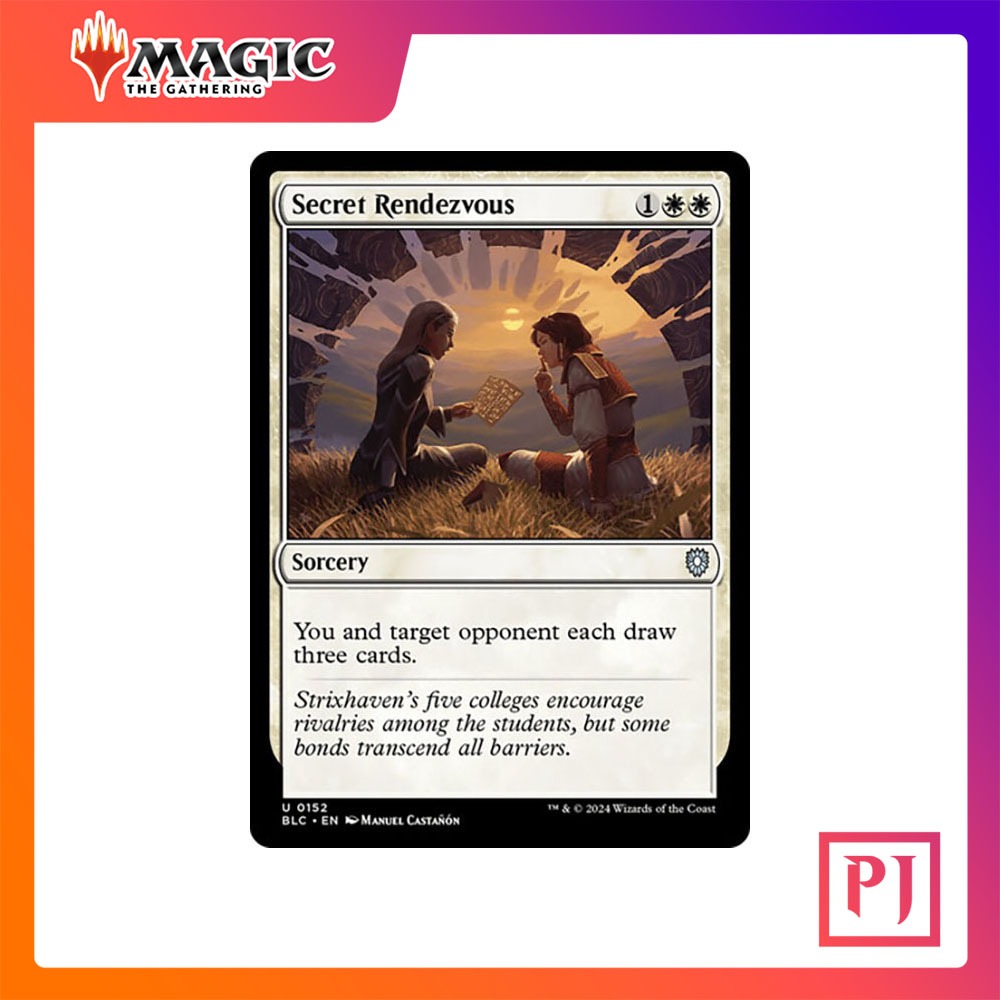 [MTG] Secret Rendezvous [BLC] [WHITE] [UNCOM] [NORMAL] [ENG] (Magic ...